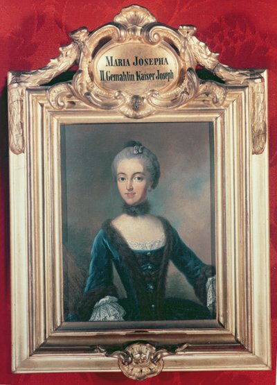Maria Josepha de Bavière, deuxième épouse de Joseph II (1741-90) Empereur du Saint-Empire - Jean Étienne Liotard