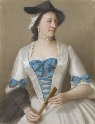 Portrait de Jeanne-Elisabeth Sellon, Lady Tyrell - Jean Étienne Liotard