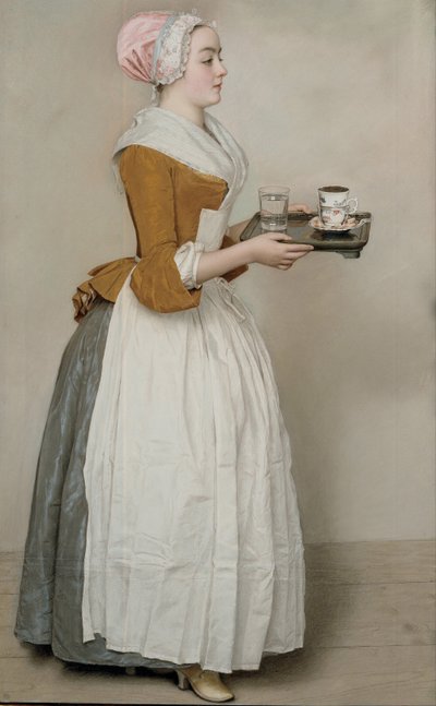 La Belle Chocolatière de Vienne, vers 1745 - Jean Étienne Liotard