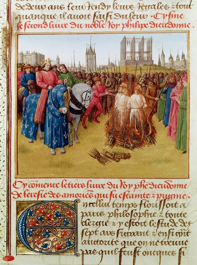 Supplication des hérétiques en 1210 - Jean Fouquet