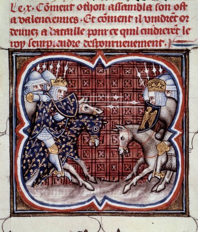 Guerre franco-anglaise (1202-1214) : la bataille de Bouvines le 27/07/1214 entre l