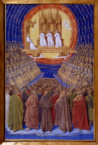 La Sainte Trinité, le suffrage des Saints Miniature dans "Les Heures d