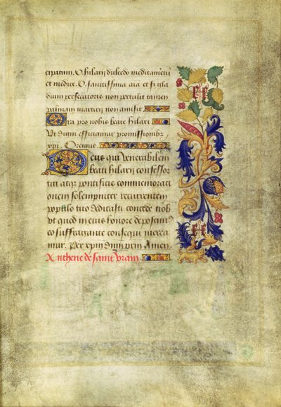 Saint Véran exorcisant le possédé dans l