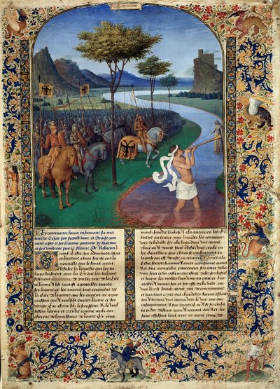 Le Passage du Rubicon par Jules César. Le général romain Jules César a traversé le Rubicon le 11/01/49 av. J.-C., ce qui constitue la séparation entre la Gaule cisalpine et l