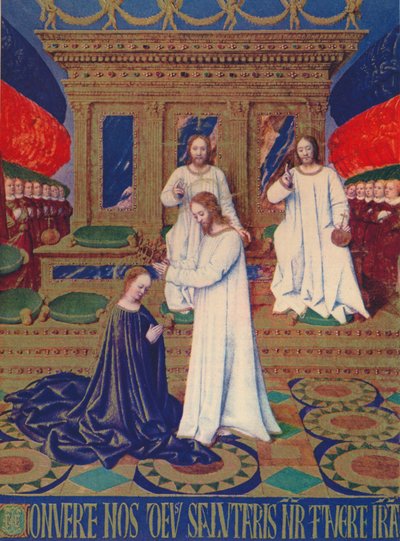 Le Couronnement de la Vierge, vers 1455, 1939 - Jean Fouquet