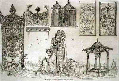 Exemples de Tombes Turques, Arabes et Perses, de 