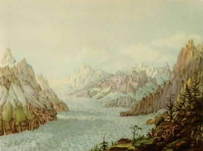 La Mer de Glace ou Glacier des Bois, 1787, 1946 - Jean Francois Albanis de Beaumont