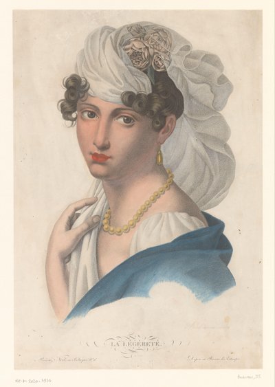Femme avec boucle d