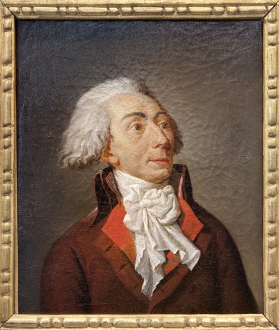 Portrait de Michel Lepeletier de Saint Fargeau (1760-1793), homme politique français, avocat, très actif en tant que membre de la Convention pendant la Révolution, il a élaboré un plan d