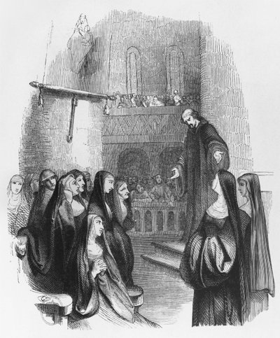Abélard prêchant au Paraclet, illustration de 