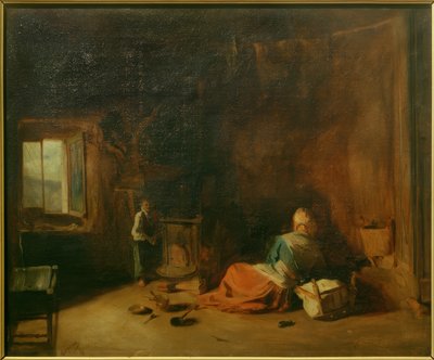 Intérieur paysan - Jean Francois Gigoux