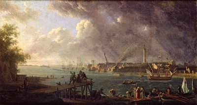 Vue du port de Lorient - Jean Francois Hue