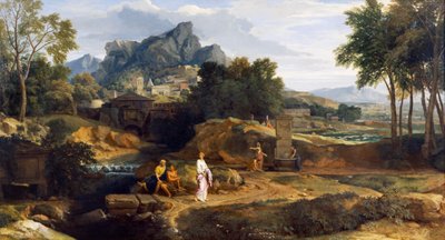 Paysage avec figures - Jean Francois I Millet