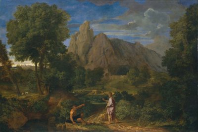 Mercure et Battus - Jean Francois I Millet