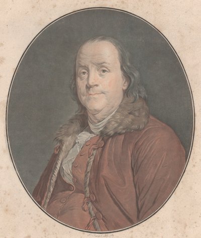 Benjamin Franklin, 1789 - Jean Francois Janinet