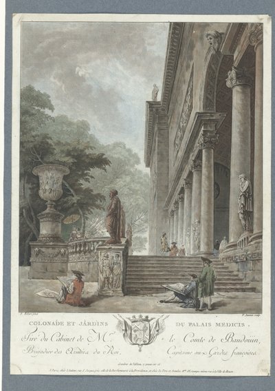 Vue de la Villa Médicis - Jean Francois Janinet