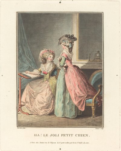 Ha ! Le joli petit chien - Jean Francois Janinet