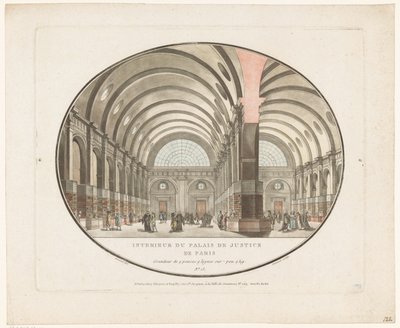 Intérieur du Palais de Justice de Paris - Jean Francois Janinet