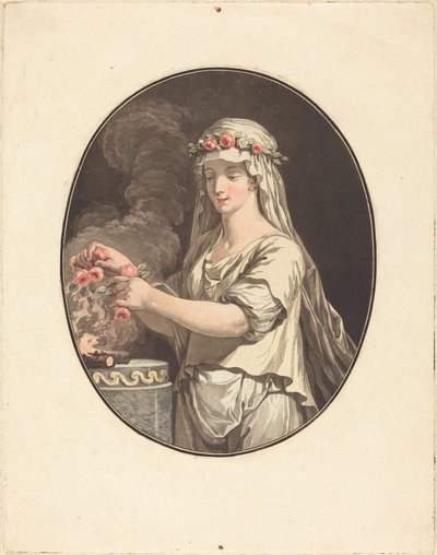 La jeune vestale - Jean Francois Janinet