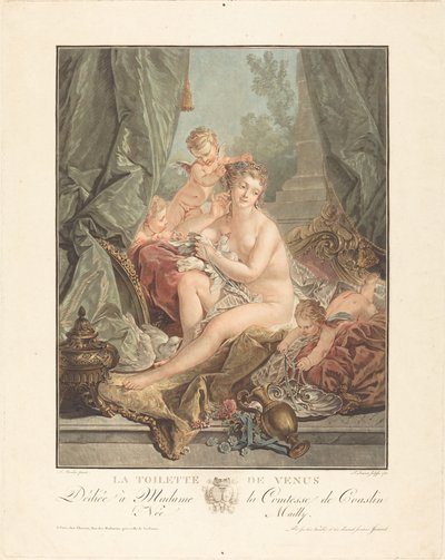 La toilette de Vénus, 1783 - Jean Francois Janinet