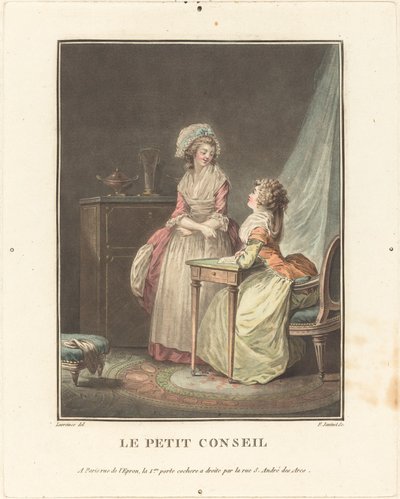 Le petit conseil - Jean Francois Janinet