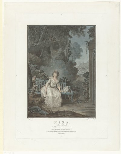 Portrait de Madame Dugazon - Jean Francois Janinet