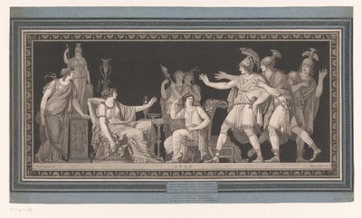 Tarquinius et sa femme filant, Lucrèce - Jean Francois Janinet