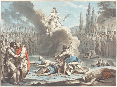 Le combat des Horaces et des Curiaces, 1783 - Jean Francois Janinet