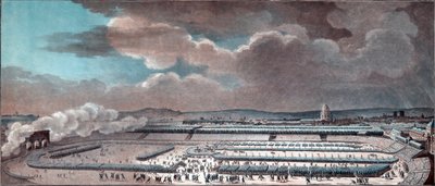 La Fête de la Fédération (célébrant la monarchie constitutionnelle). Paris, Champ-de-Mars, le 14 juillet - Jean Francois Janinet