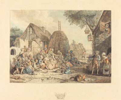 Le Déjeuner des moissonneurs, 1774 - Jean Francois Janinet
