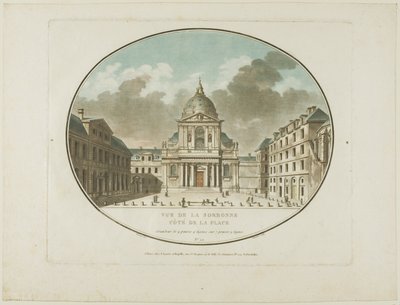 Vue de la Sorbonne - Jean Francois Janinet