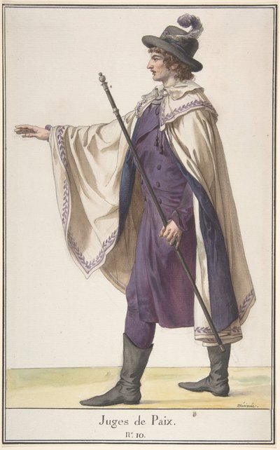 Un juge de paix, vers 1798-99 - Jean Francois Leonor Merimee