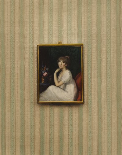 Portrait de la reine Caroline, épouse du roi George IV - Jean Francois Marie Huet Villiers
