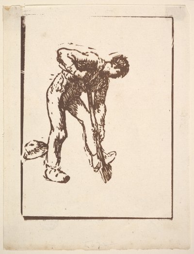 Fossoyeur, 1863 - Jean Francois Millet