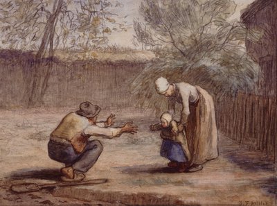 Premiers pas - Jean Francois Millet