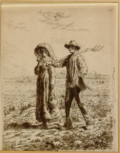 Aller au travail, 1863 - Jean Francois Millet