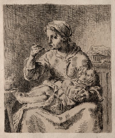 La Bouillée - Jean Francois Millet