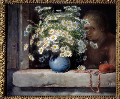 Le bouquet de marguerites - Jean Francois Millet