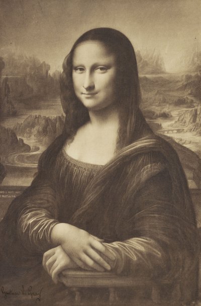 Dessin de la Joconde par Millet, 1854-55 - Jean Francois Millet