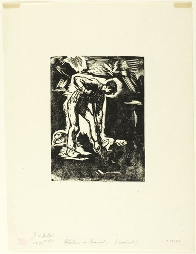 Paysanne creusant - Jean Francois Millet