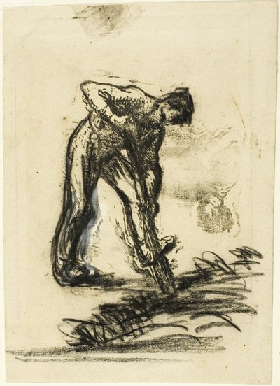 Paysanne creusant - Jean Francois Millet