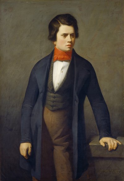 Portrait de Leconte de Lisle 1818-1894 - Jean Francois Millet