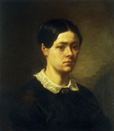 Portrait de Madame J.F. Millet, vers 1844 - Jean Francois Millet
