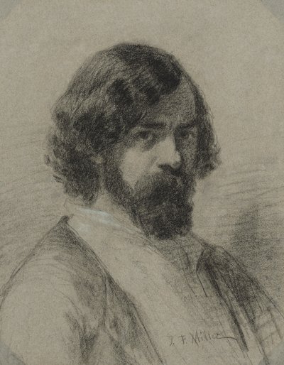 Portrait de Narcisse Virgile Diaz de la Peña, 1848 - Jean Francois Millet