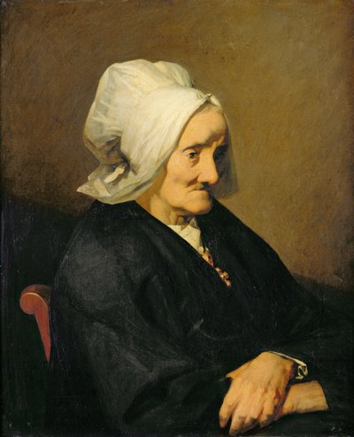 Portrait de la veuve Roumy - Jean Francois Millet