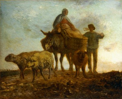 Retour des champs - Jean Francois Millet