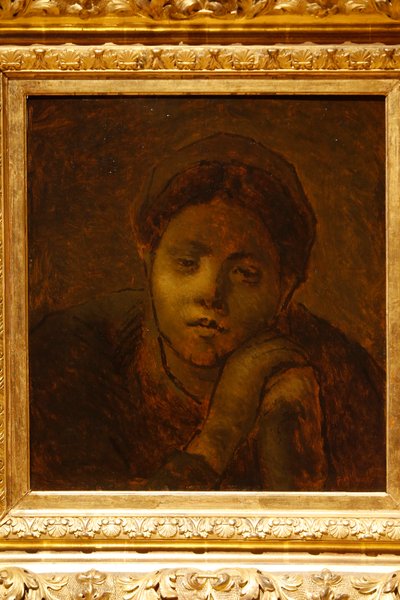 Berger se reposant sur son bâton, 1872 - Jean Francois Millet