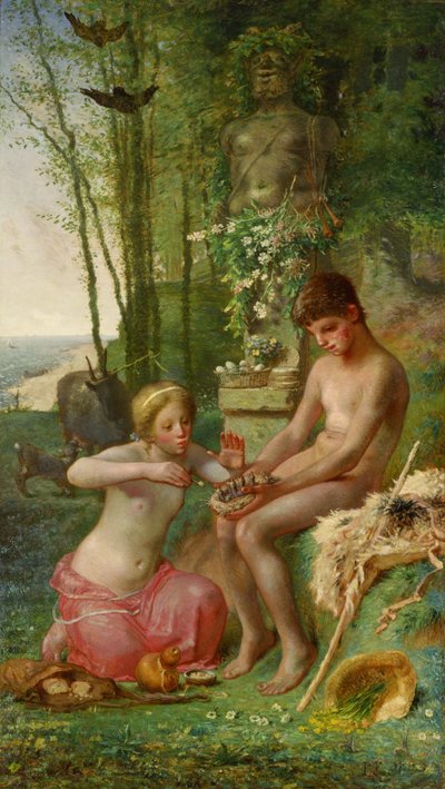 Printemps Daphnis et Chloé, 1865 - Jean Francois Millet
