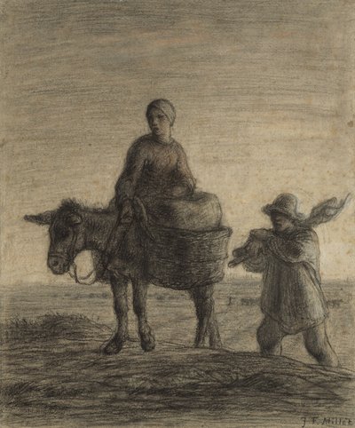 Le départ pour le travail, 1857 - Jean Francois Millet
