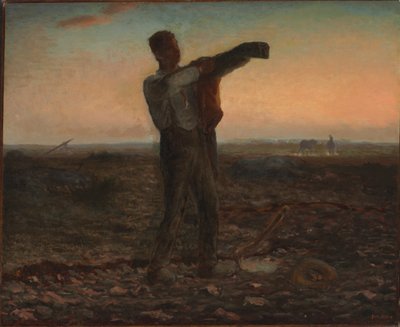 La fin de la journée, effet du soir - Jean Francois Millet